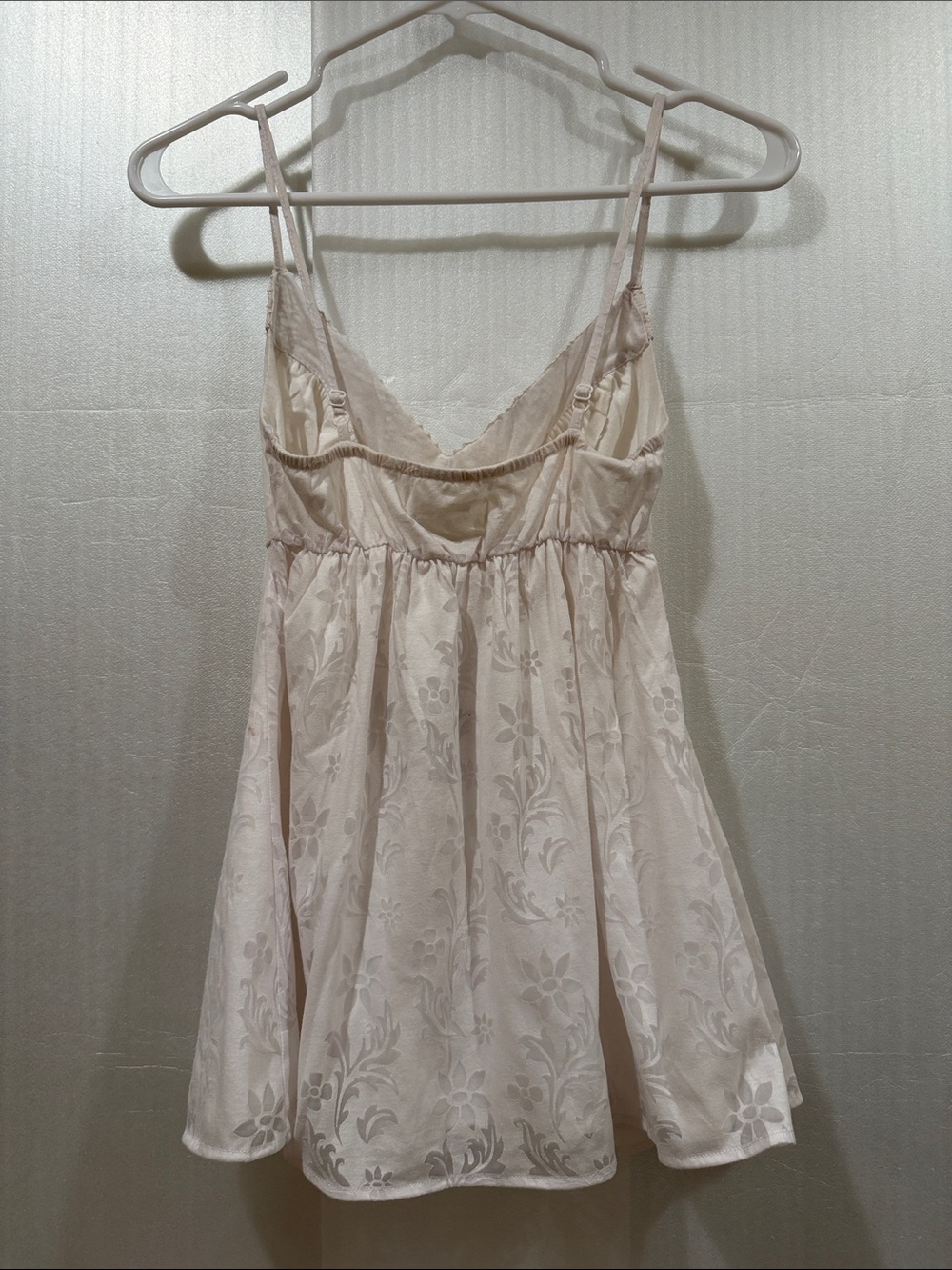Sweetees Cream Lace-Trim Top - Picture 2 of 8